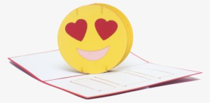 Love Emoji Pop Up Card - Smiley #1349496
