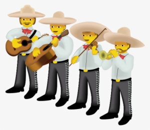 Along With The Classic Bronze Fonz Thumbs Up, The Scowling - Mariachi Emoji #1349524