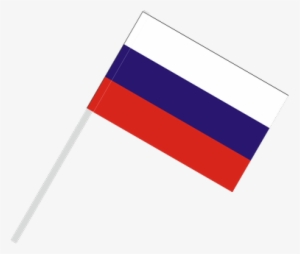 Flag With Flagpole Tunnel - Russian Flag Pole Png #1349688