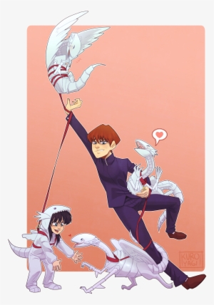 Seto Kaiba And His Three Blue Eyes White Dragons, Plus - Anime #1349907