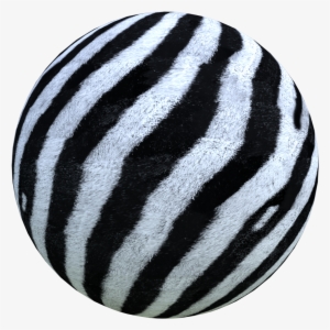Seamless Zebra Skin Texture - Sphere #1350709