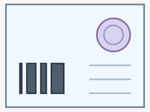 Postal Con Código De Barras Icon - Sekundäres Dickenwachstum Wurzel #1351061
