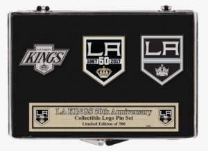 La Kings 50th Anniversary Chevron 3 Pin Set #1351183