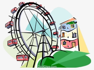 Vienna Ferris Wheel Austria Royalty Free Vector Clip - Vienna Clip Art #1351265