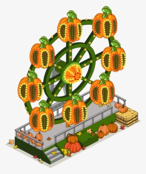 Fg Decoration Pumpkin Ferriswheel - Wheel #1351346