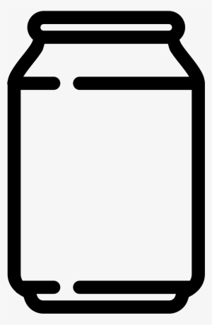 Black And White Can Icon Free Download Png And The - Icon #1351765