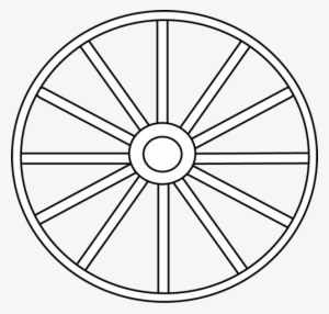 Ferris Wheel Clipart Outline - Wheel Clipart Black And White #1351949