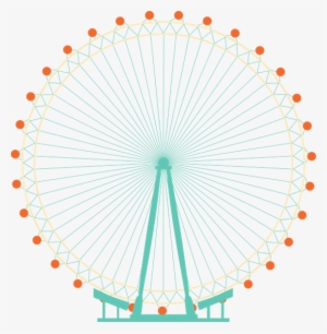 London Eye Clipart Ferris Wheel - London #1352144