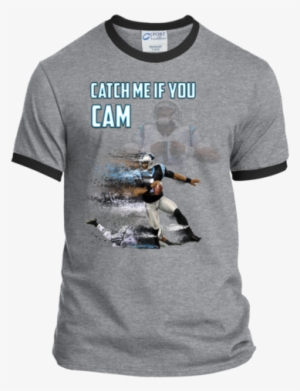 Cam Newton Panthers Custom Designed Fan Ringer Tee - Smart T Shirt Design #1352518