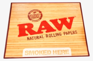 Raw Bamboo Door Mat - Raw Rolling Paper Mat #1352918