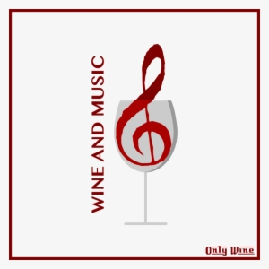 Wine Clipart Wine Glass Clip Art - Treble Clef #1353062