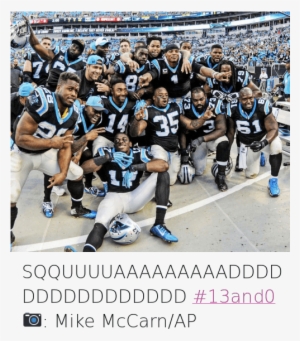 Cam Newton, Carolina Panthers, And Football - Football Squad Photo Instagram #1353393