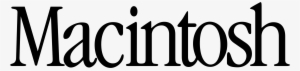 Macintosh Logo Png Transparent - Macintosh Logo #1353707