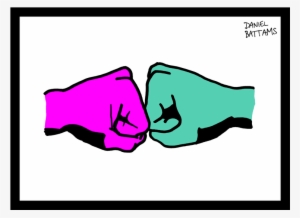 Fist Bump Print, #1354267 Fist Bump Print, #1354267