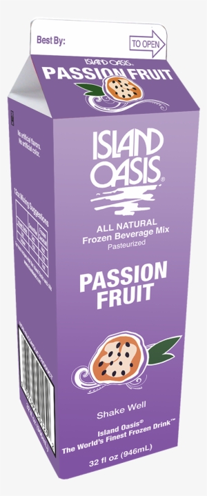 20021 Io Passion-fruit 32 Oz Carton - Island Oasis Passion Fruit Puree #1354388