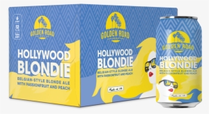 Hollywood Box Can - Golden Road Brewing Hollywood Blondie Beer 1 Fl. Oz. #1354483