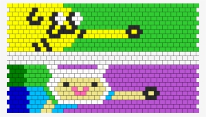 Finn And Jake Fist Bump Cuffs Bead Pattern - Fist Bump #1354847