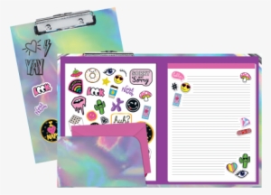 Holographic Clipboard Set - Iscream Holographic Clipboard Set #1355271