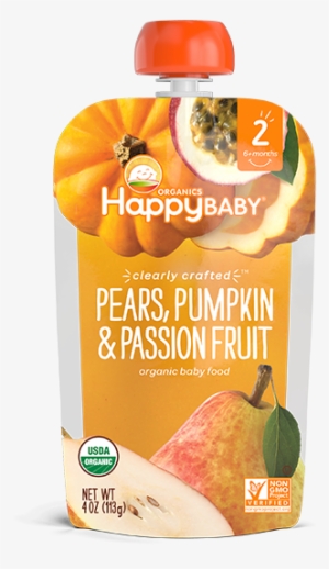 Happy Baby Organics Pears, Pumpkin & Passion Fruit #1355519