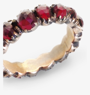 At The Beginning Of The 17th Century, Crude Bohemian - Bohemian Garnet Jewelry Prague #1355540