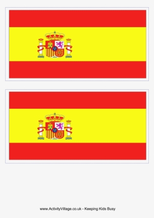 Download This Free Printable Spain Template A4 Flag, #1355937