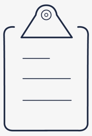 Clipboard Dark Blue - Paper Product #1355938