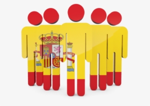 Illustration Of Flag Of Spain - People With Brazil Flag #1356360 Illustration Of Flag Of Spain - People With Brazil Flag #1356360