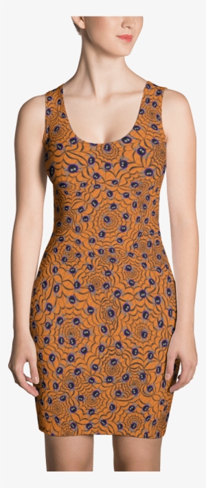 Abstract Halloween Spiders Crawling On Black Spider - Halloween Witches In The Woods Dress #1357074 Abstract Halloween Spiders Crawling On Black Spider - Halloween Witches In The Woods Dress #1357074