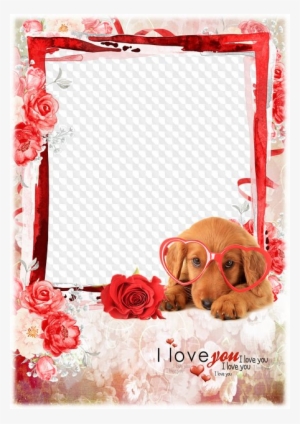 I Love You - Moldura Para Fotos Gratis Online #1357338