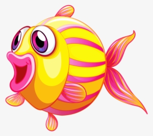 Jellyfish Clipart Underwater - Peces De Colores Animados #1357559