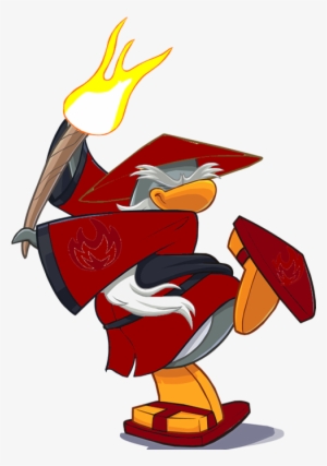 Fire Sensei By Lego Here - Club Penguin Fire Sensei #1357686