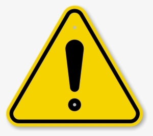 Iso Triangle Warning Sign - Placa De Perigo Png #1357929