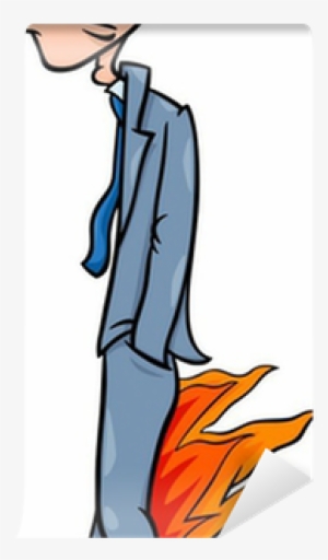 Fire Pants Cartoon #1357978