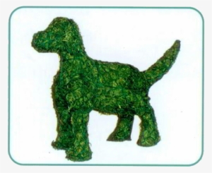 Instructions To Fill A Mini Topiary With Moss And A - Dog Topiary Png #1358588