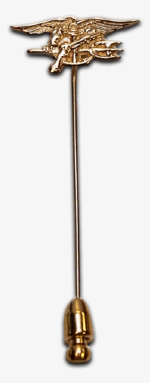 14k Yellow Gold Trident Lapel Pin - Gold Trident Png #1358676