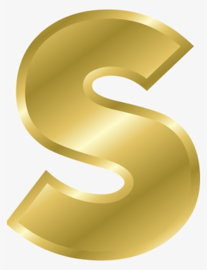 The Influence Of The Alphabet Gold - Letter S In Gold #1359298