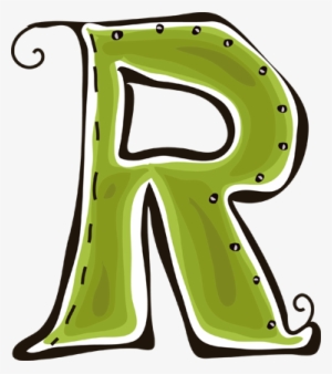 Alphabet With Sweet Animals 044 - Letra R Infantil Png #1359396