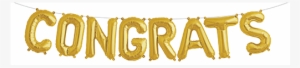 Gold Congrats Balloon Kit Available At Shop Sweet Lulu - Congrats Balloon #1359895