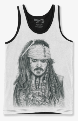 Captain Jack Sparrow - Inked - Captain Jack Sparrow - Unisex Tank / Sublimation #1359916