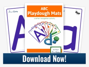 Abc Playdough Mats Activity Download Three-page Spread - Playdough Letter Mats #1359937