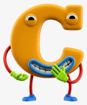 Abc Character Font - Cartoon A Letter Character #1360057