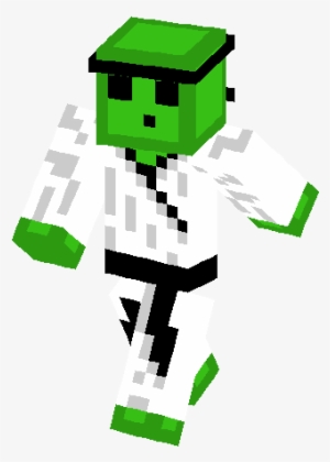 Slime Karateca Skin - Minecraft Slime Skin Png #1361716