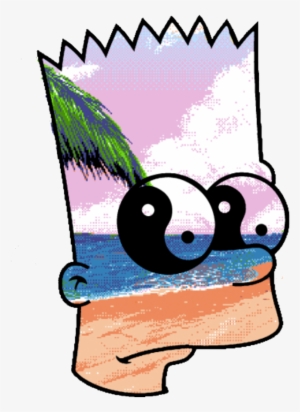 Simpsons Art Character Remixit Freetoedit - Cartoon #1361921