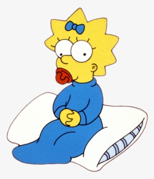 Cartoon Characters Simpsons Png - Maggie Simpsons Png #1362101