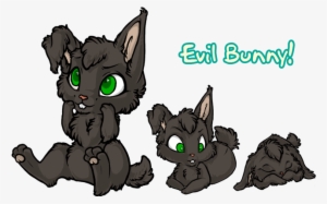 Evil Bunny - Cartoon #1362442