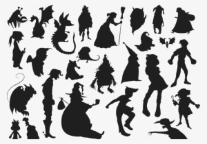 Cartoon Characters Silhouette - Classic Disney Character Silhouettes #1362703