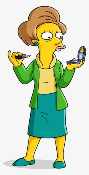 Swsb Character Fact Krabappel - Simpsons Edna Krabappel #1362787