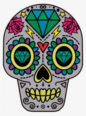 Sugar Skull Clipart Png #1363307