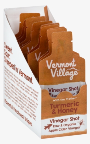 Turmeric Box Side - Vermont Village Sipping Vinegar Turmeric & Honey, #1363488