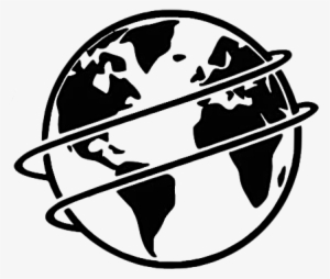 Valentia Transatlantic Cable Foundation - Globe Logo Black And White #1364175